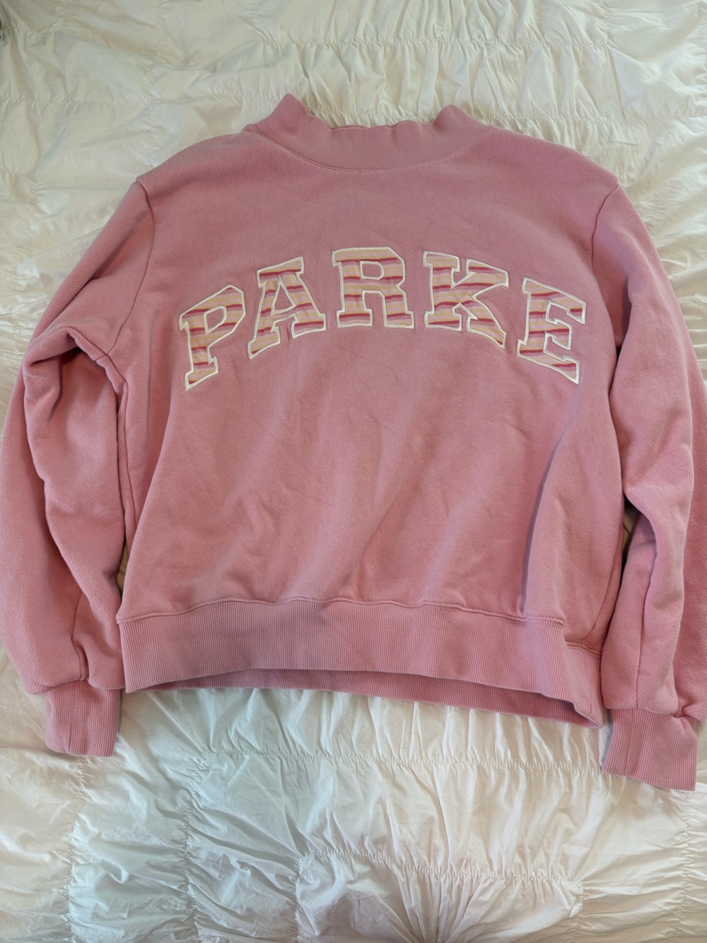 Parke it’s a girl sweet pea mockneck S/M